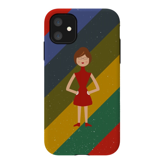 iPhone 11 StrongFit fashionable girl standing by TMSarts