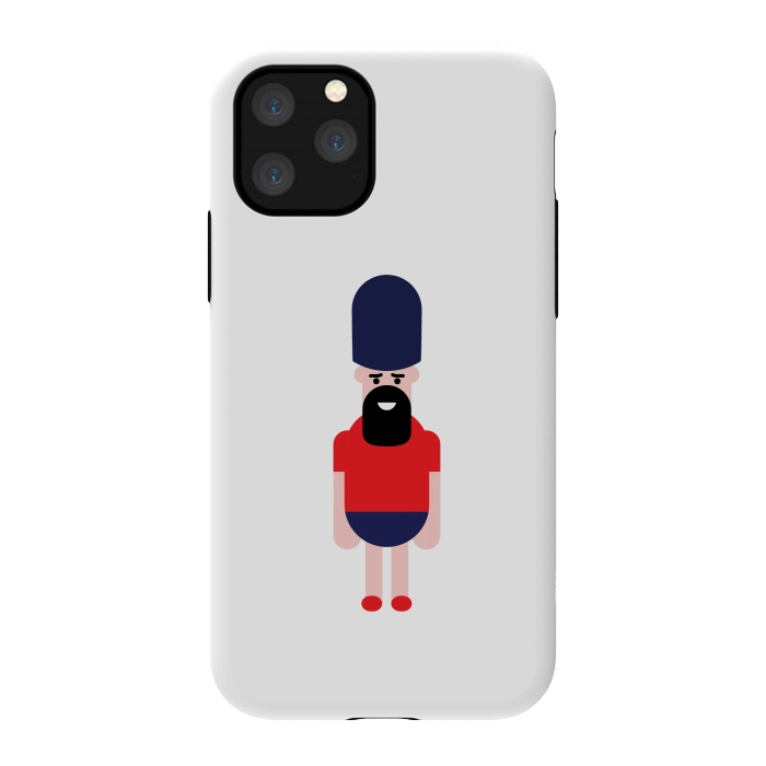 iPhone 11 Pro StrongFit cartoon guard standing  by TMSarts
