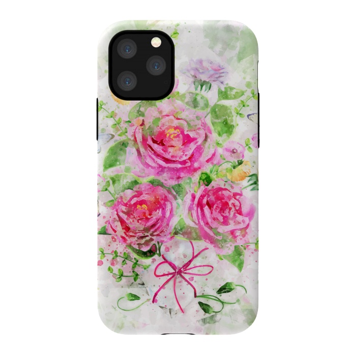 iPhone 11 Pro StrongFit Camellias Bouquet by Creativeaxle