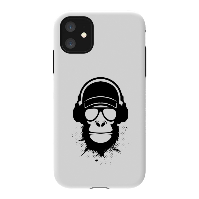 iPhone 11 StrongFit cool dude monkey by TMSarts