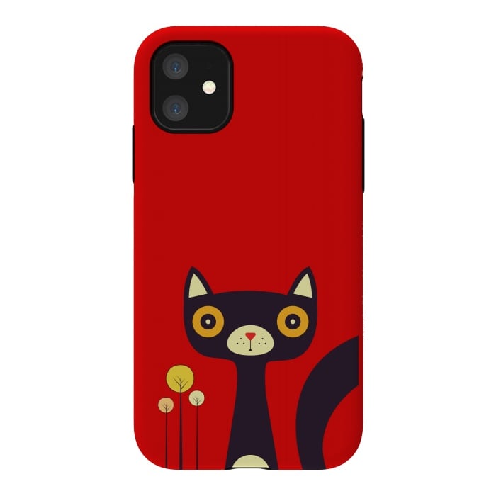 iPhone 11 StrongFit cartoon fox by TMSarts