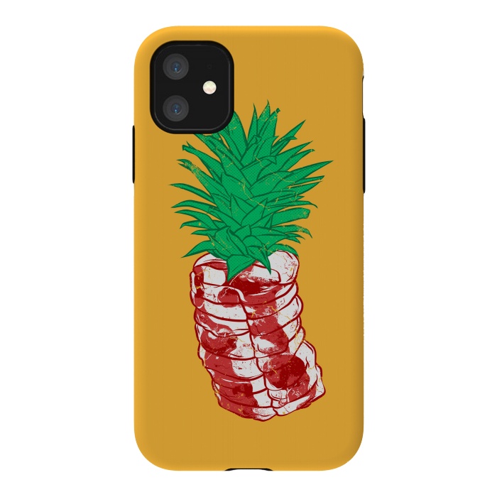 iPhone 11 StrongFit Pineapple meat by Evgenia Chuvardina