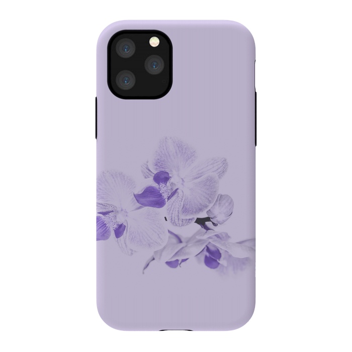 iPhone 11 Pro StrongFit Purple Orchid Flower by Andrea Haase