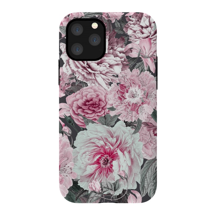 iPhone 11 Pro StrongFit Romantic Vintage Flower Pattern by Andrea Haase