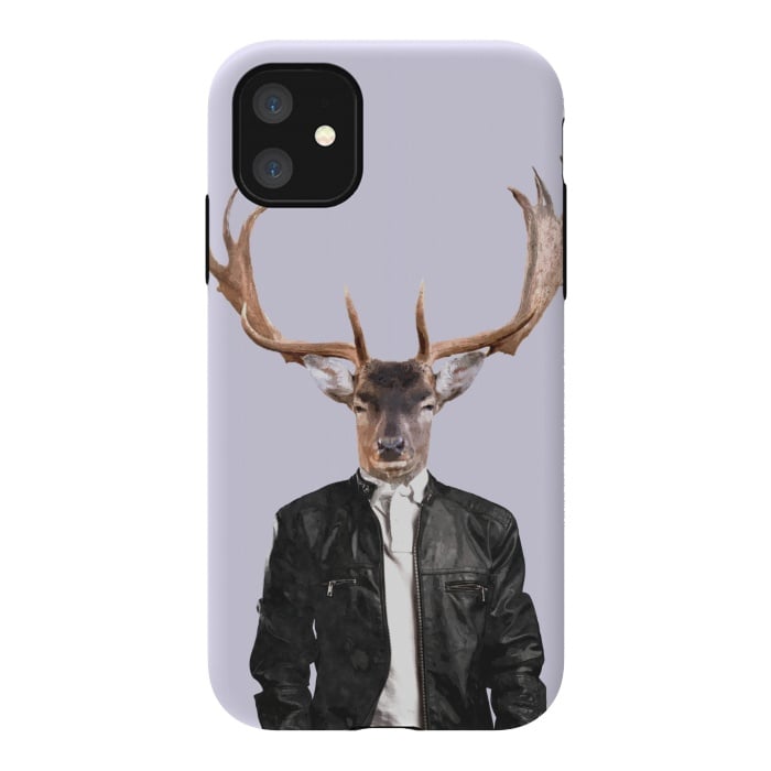 iPhone 11 StrongFit Fashionable Deer Illustration by Alemi