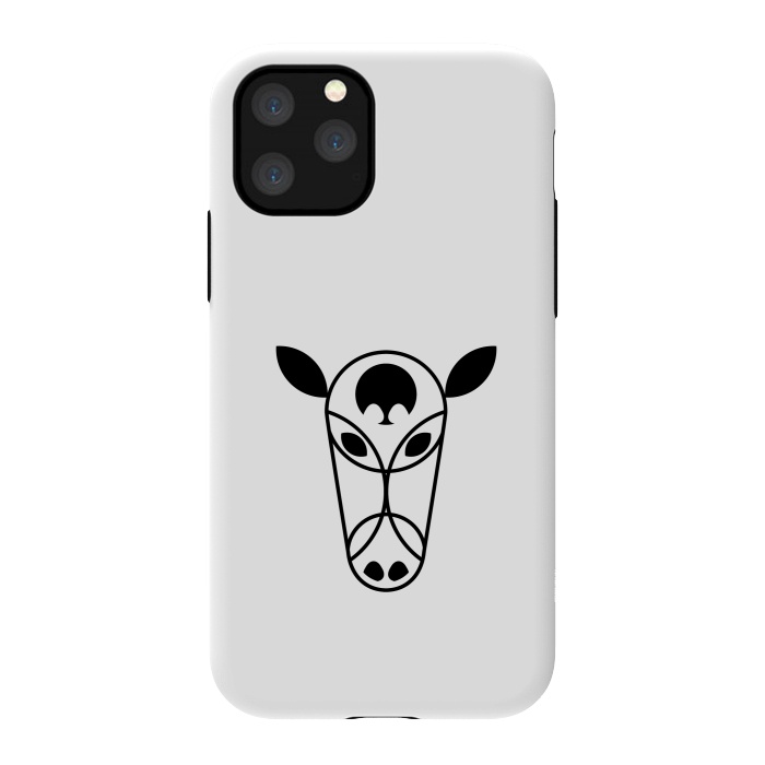 iPhone 11 Pro StrongFit Bull Head by TMSarts