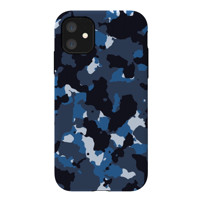 iPhone 11 StrongFit Blue Camo by TMSarts