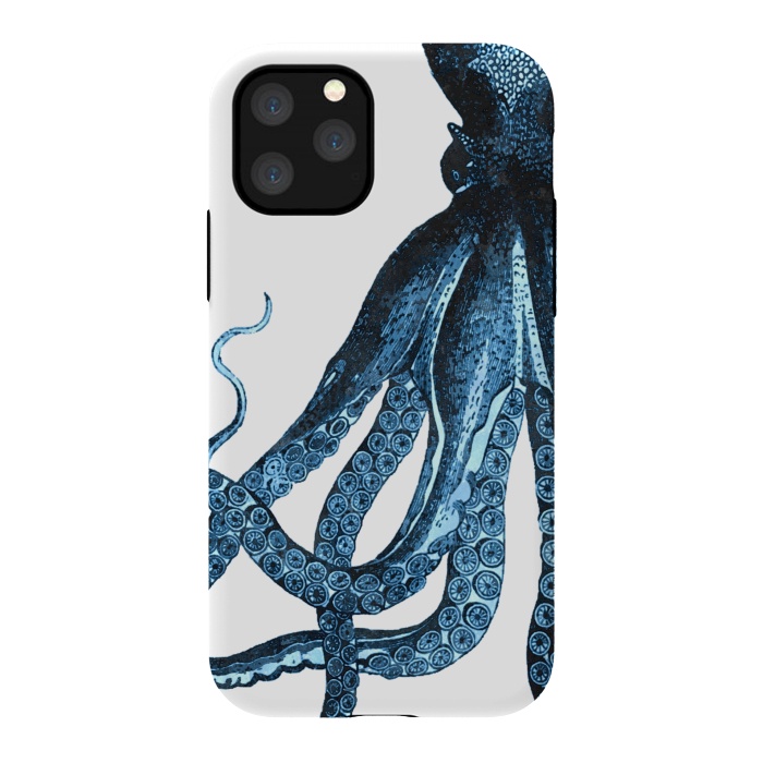 iPhone 11 Pro StrongFit Blue Octopus Illustration by Alemi