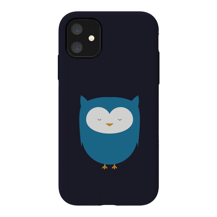 iPhone 11 StrongFit cute owl standing by TMSarts