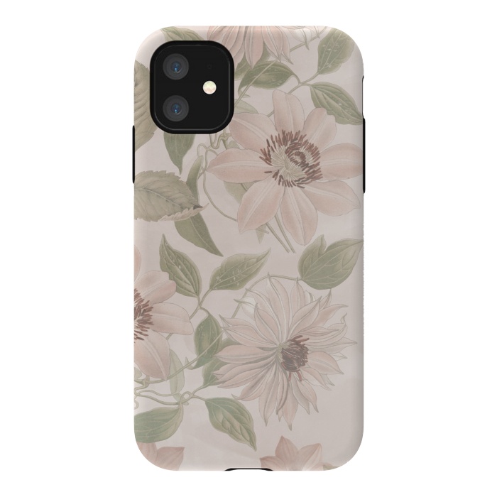 iPhone 11 StrongFit Nostalgic Flowers by Andrea Haase