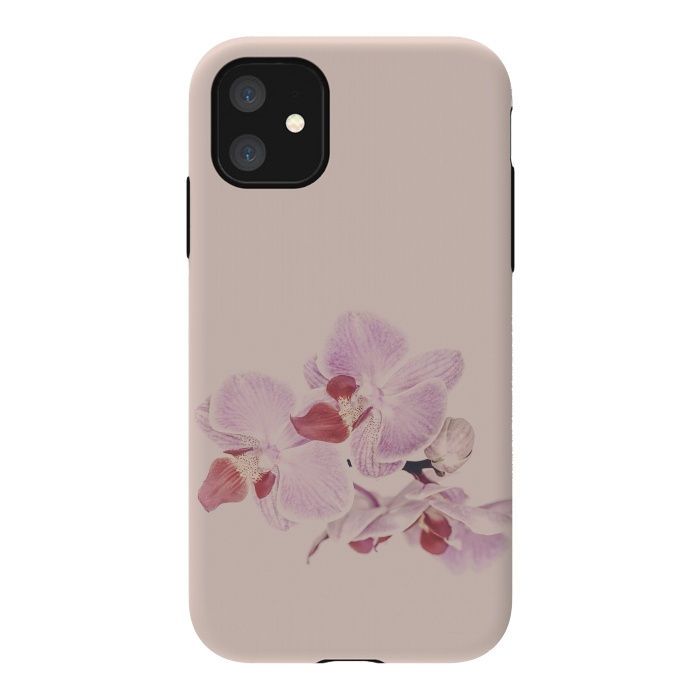 iPhone 11 StrongFit Orchid In Soft Pastel Pink by Andrea Haase