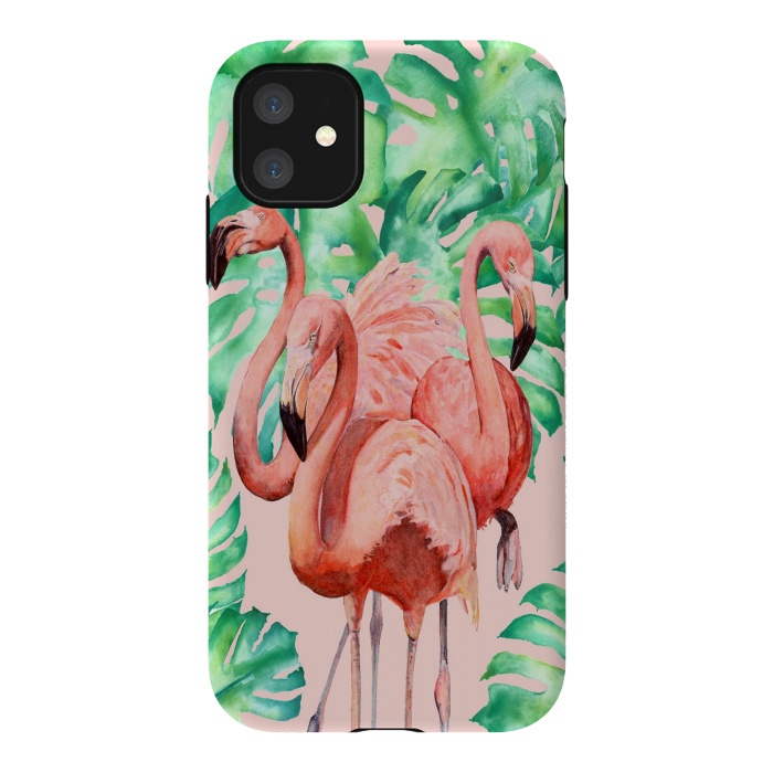 iPhone 11 StrongFit Flamingo Ivelin by ''CVogiatzi.