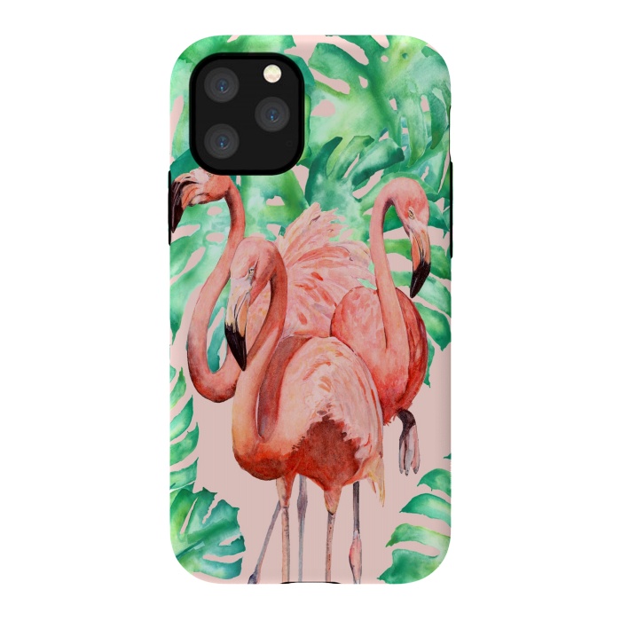 iPhone 11 Pro StrongFit Flamingo Ivelin by ''CVogiatzi.