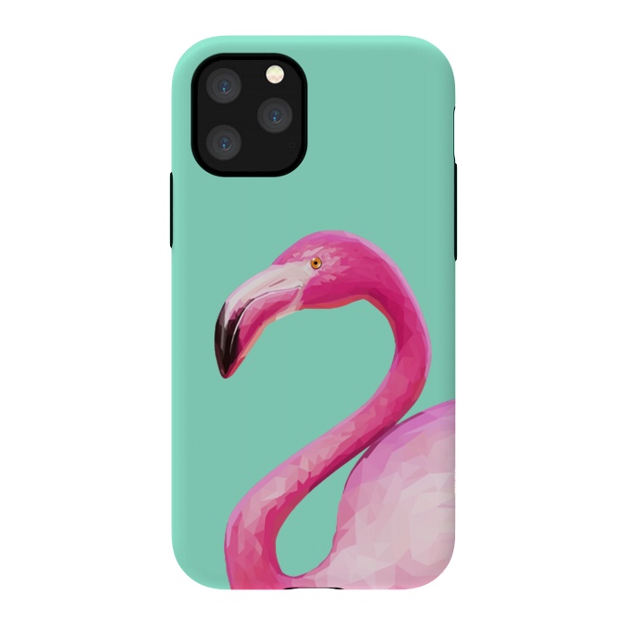 iPhone 11 Pro StrongFit Flamingo Baby by ''CVogiatzi.