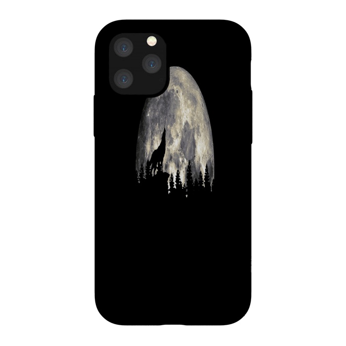 iPhone 11 Pro StrongFit Wild Solitary Wolf by Joanna Vog