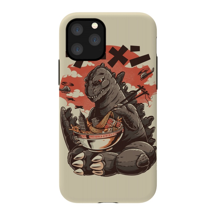 iPhone 11 Pro StrongFit Kaiju's Ramen by Ilustrata
