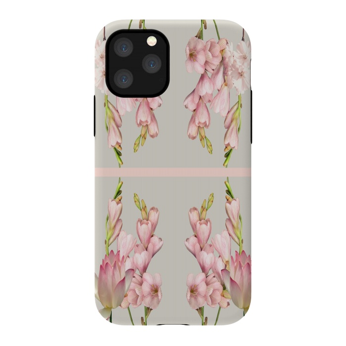 iPhone 11 Pro StrongFit Pink Aura Design by Joanna Vog