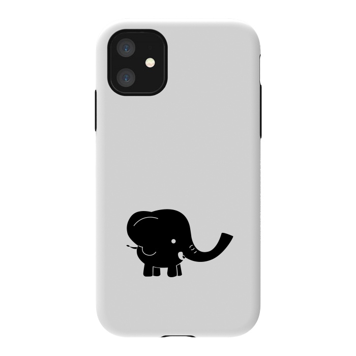 iPhone 11 StrongFit Cute elephant cartoon by TMSarts