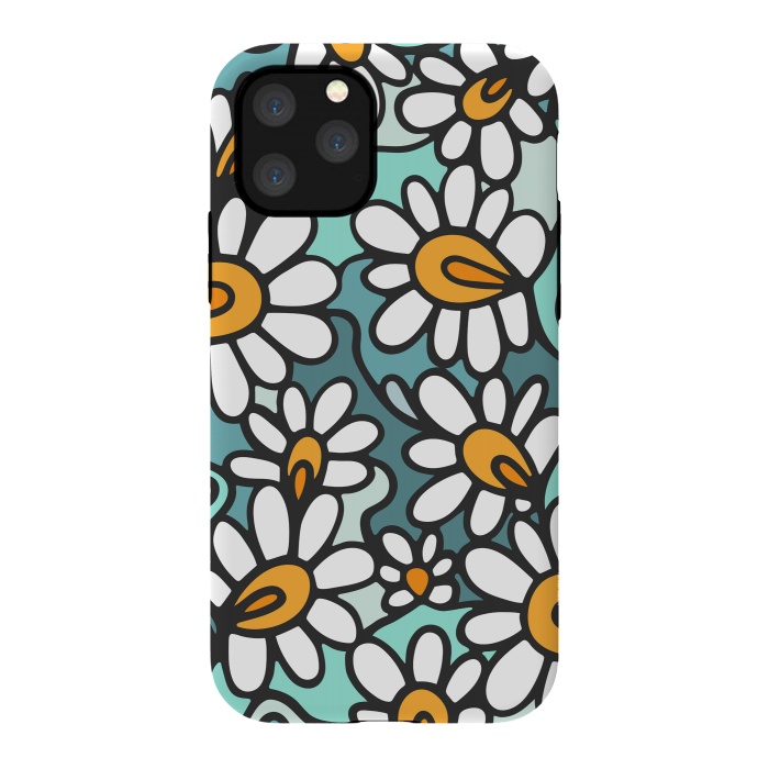 iPhone 11 Pro StrongFit Daisies by Majoih