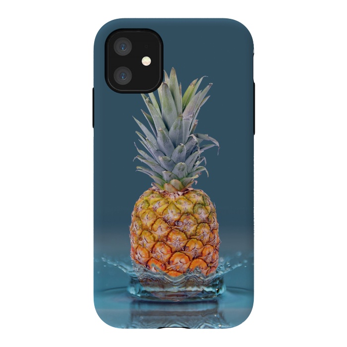 iPhone 11 StrongFit Pineapple Strike by Creativeaxle