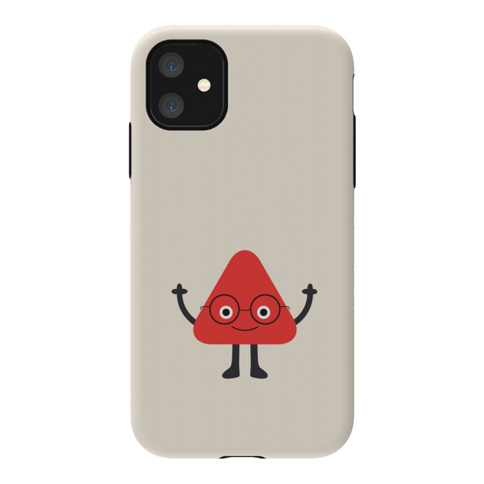 iPhone 11 StrongFit cartoon scientist by TMSarts