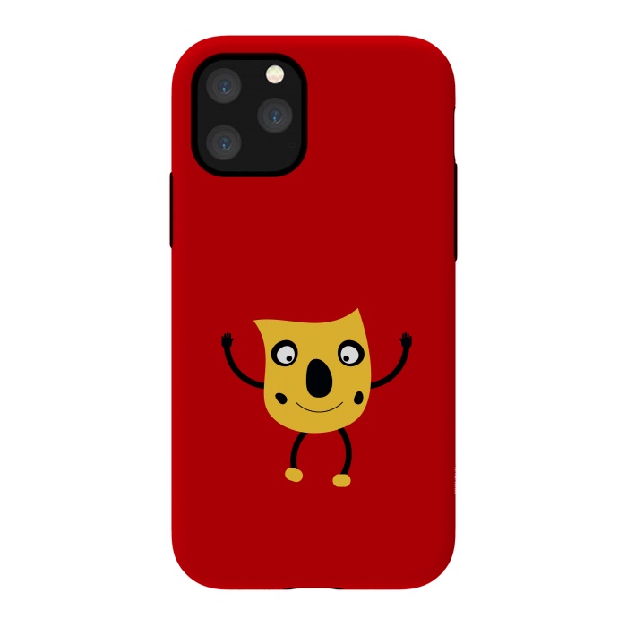iPhone 11 Pro StrongFit funny happy man by TMSarts