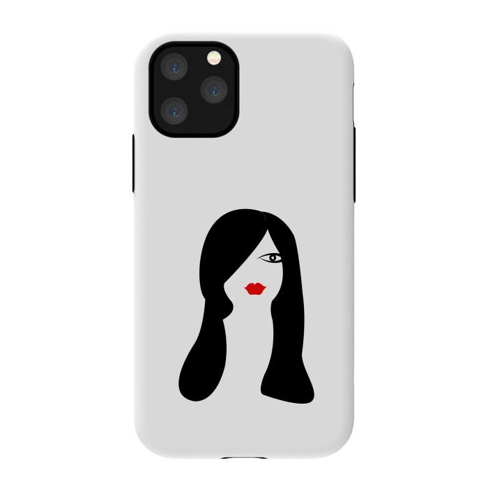 iPhone 11 Pro StrongFit long hair women by TMSarts