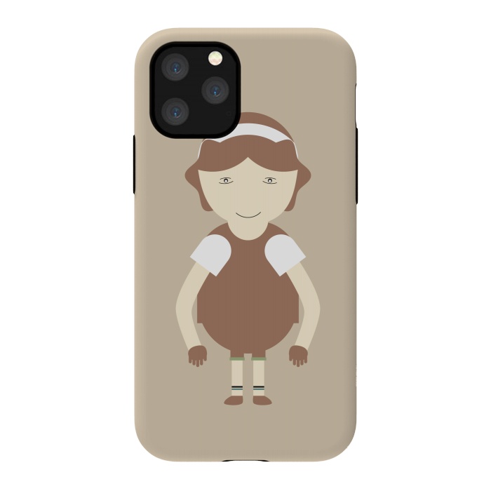 iPhone 11 Pro StrongFit little brown girl by TMSarts