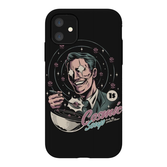 iPhone 11 StrongFit Cosmic Soup by Ilustrata
