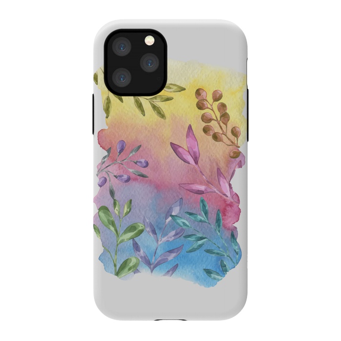 iPhone 11 Pro StrongFit Shades of Leaves by Creativeaxle