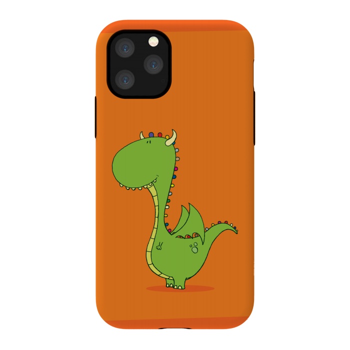 iPhone 11 Pro StrongFit MOMMY'S LITTLE DRAGON! by Mangulica