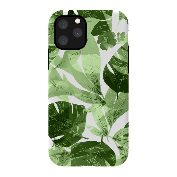 iPhone 11 Pro StrongFit Watercolor summer flowers 7 by Bledi