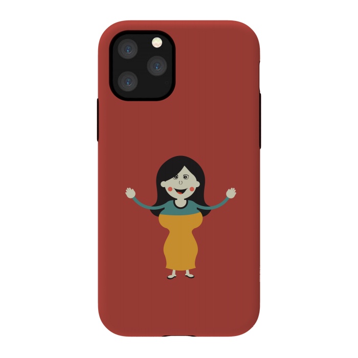 iPhone 11 Pro StrongFit happy old lady by TMSarts