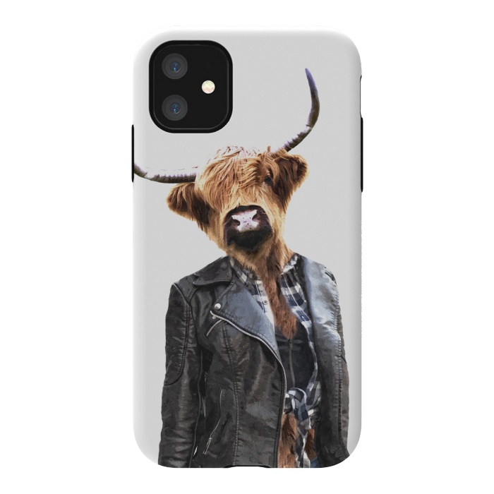 iPhone 11 StrongFit Cow Girl by Alemi