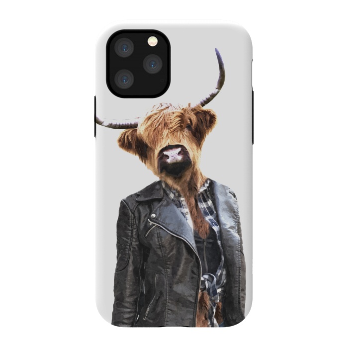 iPhone 11 Pro StrongFit Cow Girl by Alemi
