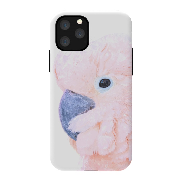 iPhone 11 Pro StrongFit Pink Cockatoo by Alemi