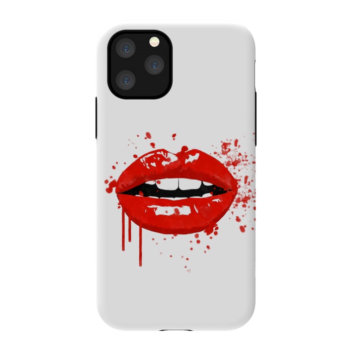 iPhone 11 Pro StrongFit Red Lips Illustration by Alemi