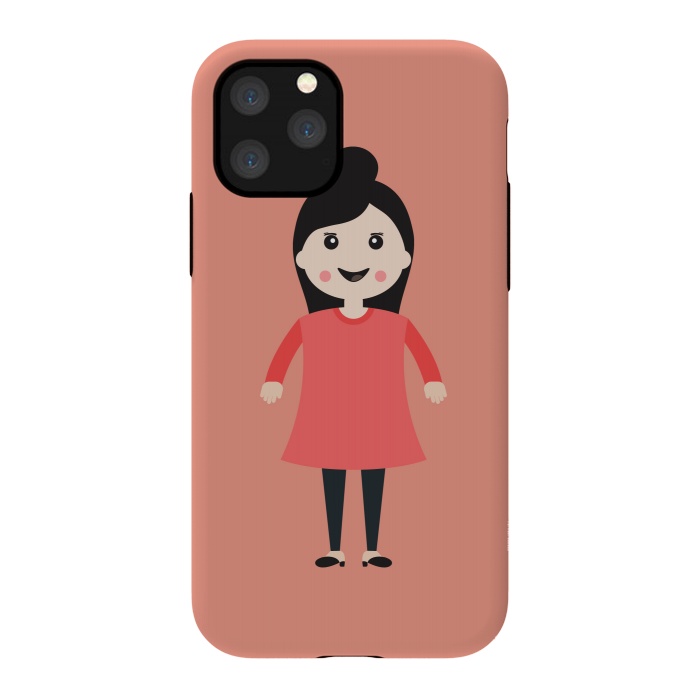 iPhone 11 Pro StrongFit young girl smiling by TMSarts