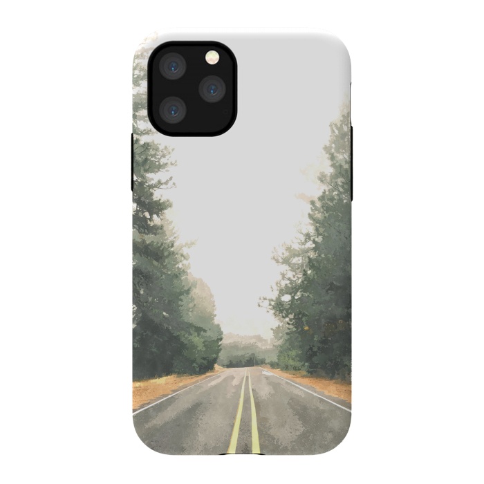 iPhone 11 Pro StrongFit Road Illustration by Alemi