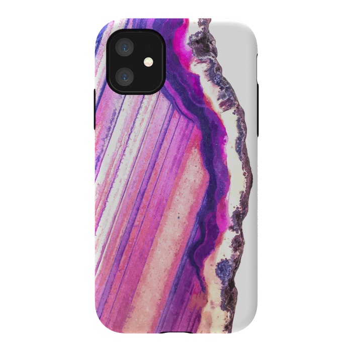 iPhone 11 StrongFit Violet Agate Illustration by Alemi