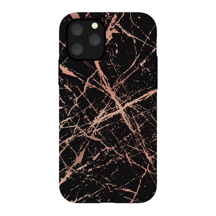 iPhone 11 Pro StrongFit Copper Splatter 003 by Jelena Obradovic
