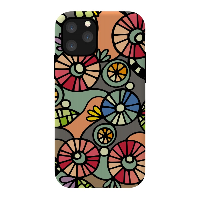 iPhone 11 Pro StrongFit Wild Flowers by Majoih