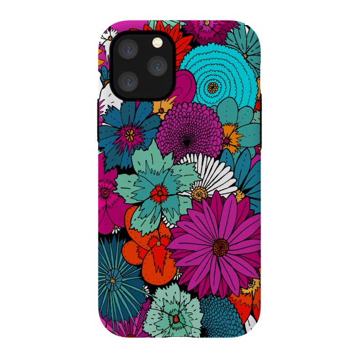 iPhone 11 Pro StrongFit Bunch of flowers by Steve Wade (Swade)