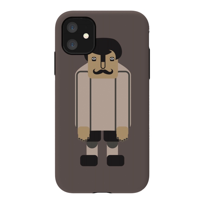 iPhone 11 StrongFit tall skinny man by TMSarts