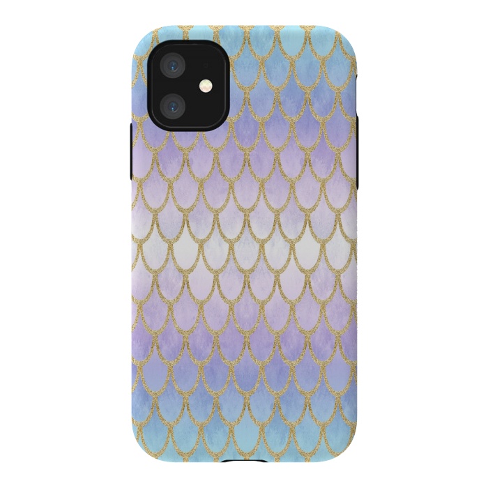 iPhone 11 StrongFit Pretty Mermaid Scales 06 by Angelika Parker
