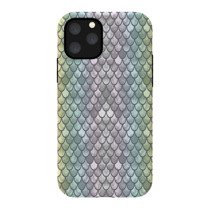 iPhone 11 Pro StrongFit New Mermaid Scales  by Angelika Parker