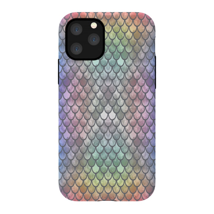 iPhone 11 Pro StrongFit Pretty Mermaid Scales 26 by Angelika Parker