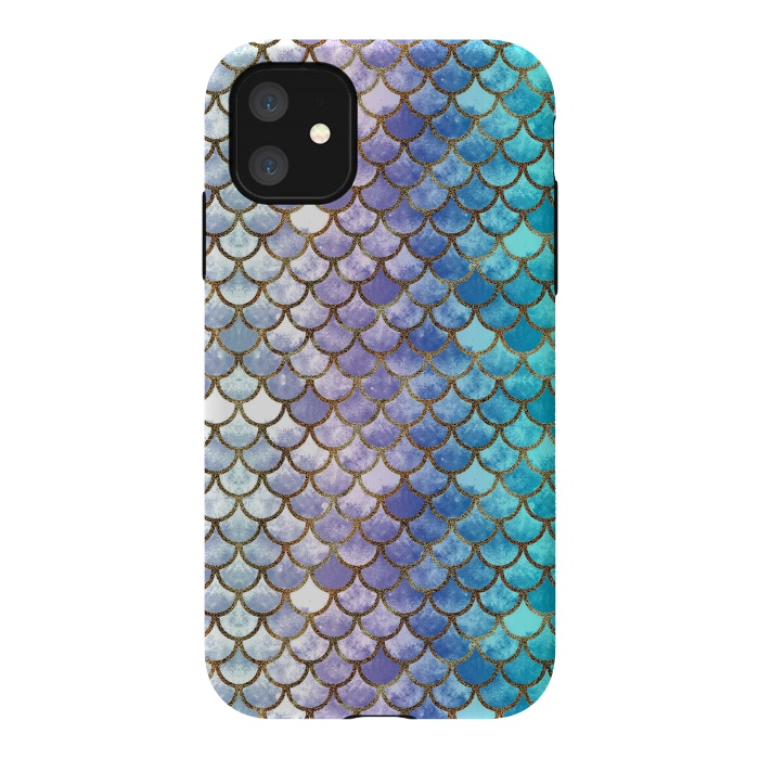 iPhone 11 StrongFit Pretty Mermaid Scales 38 by Angelika Parker