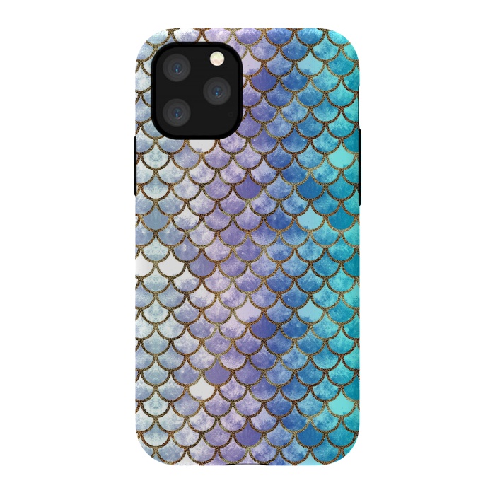 iPhone 11 Pro StrongFit Pretty Mermaid Scales 38 by Angelika Parker