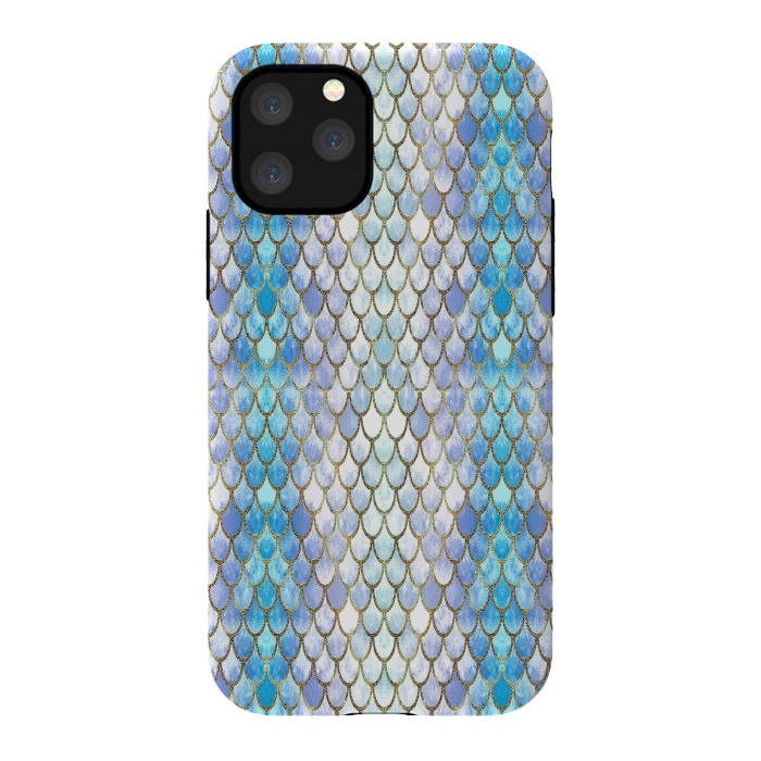 iPhone 11 Pro StrongFit Pretty Mermaid Scales 41 by Angelika Parker